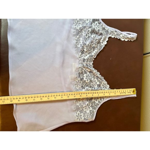 SEXY SHEER VINTAGE LAVENDER PAJAMA SET BY MURANO SLEEPWEAR SIZE XL - Picture 11 of 11